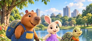 Amigos no Parque Barigui